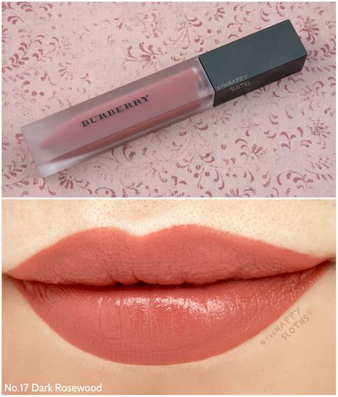 burberry liquid lip velvet dark rosewood review